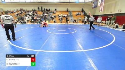 285 lbs 3rd Place - Cooper Struble, Lakeland vs Connor Reynolds, St. Peter's Prep