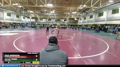 75 lbs Cons. Round 2 - Jace Anderson, Moorcroft Mat Masters Wrestlin vs Myles Tanke, Pony Hills