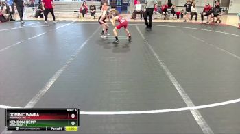 52 lbs Round 2 (6 Team) - Kendon Hemp, Riverheads vs Dominic Wavra, Wolfpack WC