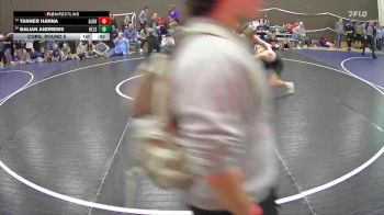 157 lbs Cons. Round 5 - Tanner Hanna, Aloha vs Balian Andrews, Kelso