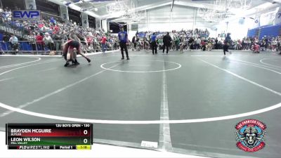 130 lbs Cons. Round 2 - Brayden Mcguire, Butler vs Leon Wilson, Mill Valley