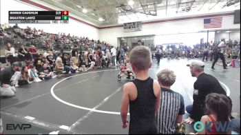 40 lbs Consi Of 4 - Jensen Caughlin, Cleveland Take Down Club vs Braxton Lantz, Cushing