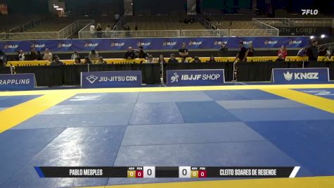 Cleito Soares De Resende vs Pablo Mesples 2026 Pan Jiu Jitsu IBJJF Championship