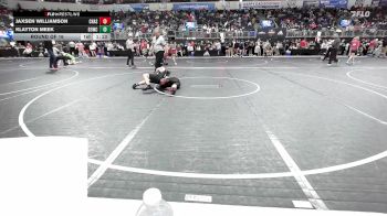 110 lbs Round Of 16 - Jaxsen Williamson, Chase County vs Klayton Meek, D3wc
