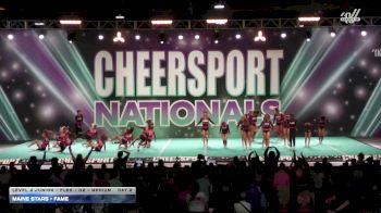 Maine Stars - Fame [2026 L4 Junior - Flex - D2 - Medium Day 2] 2026 CHEERSPORT National All Star Cheerleading Championship
