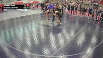 190 lbs Champ. Round 1 - Maribelle Cardens, Skyview vs Briahna Lopez, Aloha