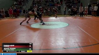 222 lbs Round 2 - Parker Kemp, Sparkman vs Roman Pearse, Tupelo High School