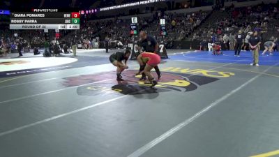 170 lbs Round Of 32 - Diara Pomares, Hemet (SS) vs Rossy Parra, Lincoln (SD)