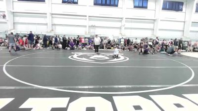 82 lbs Round Robin 2 - Esther Wernersbach, Backyard Barbies Purple vs Laiklyn Matheney, Jacket Wrestling Club-Girls