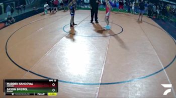 120 lbs Quarterfinal - Madden Sandoval, Oregon vs Saxon Bristol, Hawaii