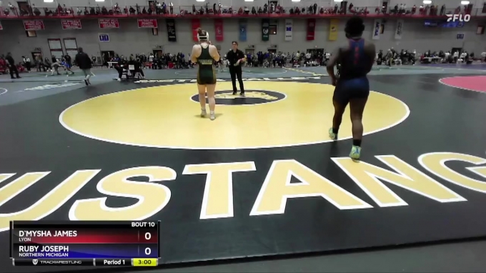 Ruby Joseph 180 lbs Prelim - D`Mysha James, Lyon vs Ruby Joseph, Northern Michigan