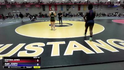 180 lbs Prelim - D`Mysha James, Lyon vs Ruby Joseph, Northern Michigan