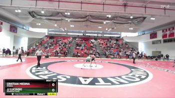 125 lbs Cons. Round 2 - Jj Lucinski, Oswego State vs Cristian Medina, Ithaca