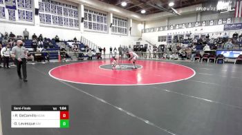 138 lbs Semifinal - RJ DeCamillo, New Canaan vs Dylan Levesque, Xavier