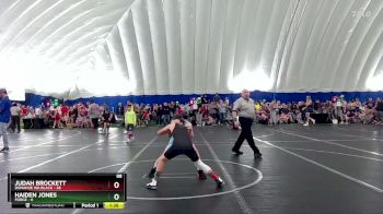 88 lbs Round 1 (8 Team) - Judah Brockett, Donahue WA Black vs Haiden Jones, FORGE
