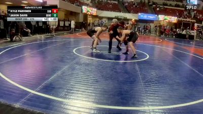 170 lbs Cons. Round 2 - Jason Davis, Corvallis vs Kyle Parvinen, Mine Yard Dogs Wrestling Club