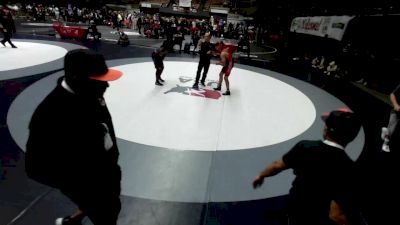120 lbs Champ. Rd Of 64 - Caden Lopez, Woodlake High School Wrestling vs Royal Hunter, Silverback Wrestling Club