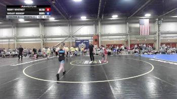 48 lbs Rr Rnd 1 - Remy Whitney, Oklahoma LTD - GHSE vs Violet Jessop, Misfits Reeces - GHSE