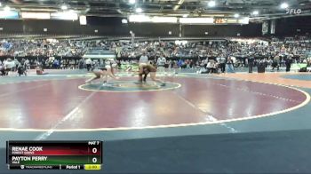 132 lbs Quarterfinal - Renae Cook, Forest Grove vs Payton Perry, Vale