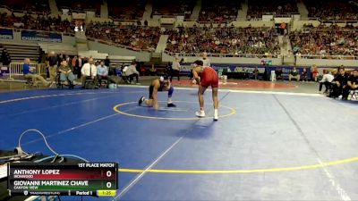 D2-126 lbs 1st Place Match - Giovanni Martinez Chavez, Canyon View vs Anthony Lopez, Ironwood