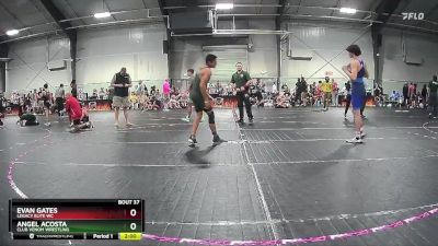 120 lbs Cons. Round 2 - Angel Acosta, Club Venom Wrestling vs Evan Gates, Legacy Elite WC