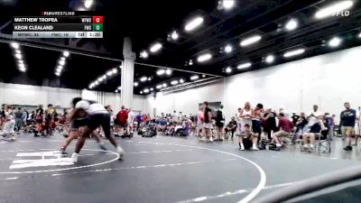 165 lbs Round 5 (6 Team) - Matthew Tropea, West Forsyth Wrestling Club vs Keon Clealand, Fuller Wrestling Center