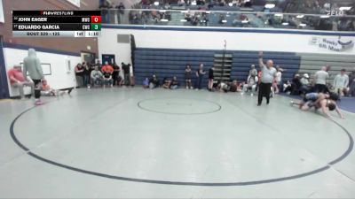 125 lbs Cons. Round 1 - John Eager, Middleton Wrestling Club vs Eduardo Garcia, Cougar Wrestling Club