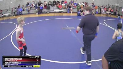 78 lbs Semifinal - Greyson Molano, Hillsboro Mat Club vs Jonathan Sells, Salem Elite Mat Club