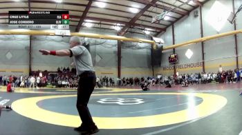 120 lbs Cons. Round 3 - Cruz Little, Faith Christian Academy vs Jose Cordero, Cleveland