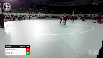 3A-157 lbs Semifinal - Kolbe Novotny, PAWNEE vs Deacon Hendren, PAWHUSKA