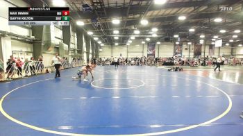 145 lbs Rr Rnd 1 - Max Inman, Indiana Outlaws Blue vs Gavyn Kelton, Team Shutt King Penguin