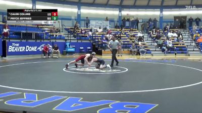 125 lbs Quarterfinal - Caleb Collins, Labette Community College vs Pryce Jeffries, Northern Oklahoma College