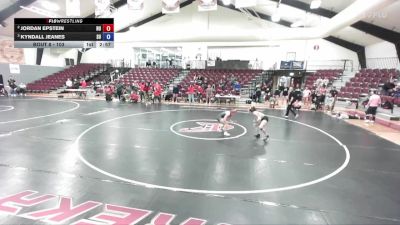103 lbs Semifinal - Kyndall Jeanes, Schreiner University vs Jordan Epstein, Huntingdon