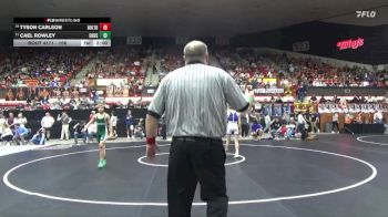 106 lbs Cons. Round 1 - Tyson Carlson, Holton Hs vs Cael Rowley, Chapman Hs