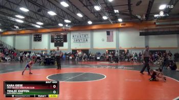 SPW-2 lbs Quarterfinal - Kara Giese, West Branch Wrestling Club vs Tenlee Kniffen, Hammerin Hawks