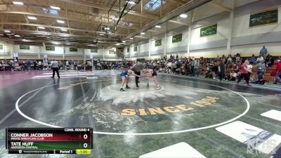 152 lbs Cons. Round 4 - Tate Huff, Aberdeen Central vs Conner Jacobson, Pirate Wrestling Club