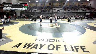 215 lbs Round Of 32 - Jay Brogden, Cornerstone Christian School vs Zak Zindle, The Hill School