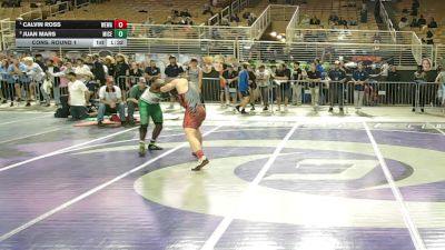 190 1A Cons. Round 1 - Calvin Ross, Wewahitchka vs Juan Mars, Miami Central