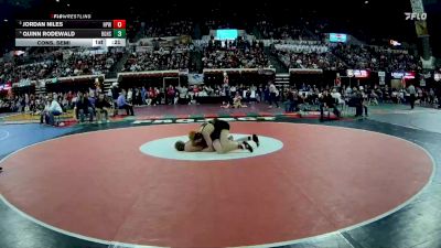 Cons. Semi - Quinn Rodewald, Big Sandy vs Jordan Niles, Huntley Project (Worden)