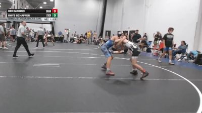 98 lbs Semis & 1st Wrestleback (8 Team) - Ben Marino, Savage WA Nightmares vs Rhys Schaffer, Steller Trained Caij Vanda