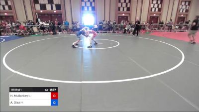 100 lbs Rr Rnd 1 - Hunter Mullarkey, Nj vs Alexander Diaz, Pa