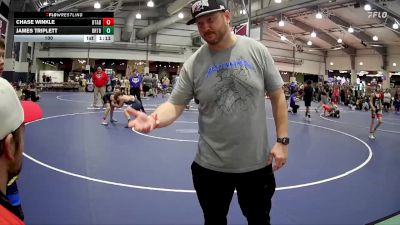 100 lbs Finals (2 Team) - James Triplett, Baton Rouge Training Center - (B) vs Chase Winkle, Best Trained X All American - Blue