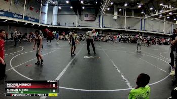 84 lbs Round 3 (10 Team) - Subhan Ahmad, Headhunters vs Michael Mendick, CTWHALE