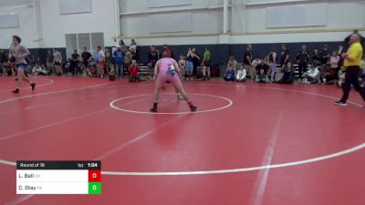 175-O lbs Round Of 16 - Logan Ball, OH vs Chris Stay, PA