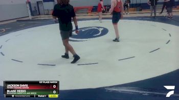 170 lbs 1st Place Match - Jackson Davis, Minion Training Center vs Blaise Meeks, Blackman Freestyle And Greco