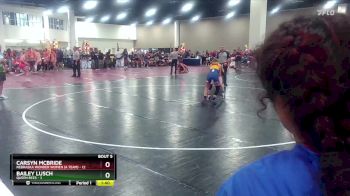 115 lbs Round 2 (8 Team) - Carsyn Mcbride, Nebraska Wonder Women (A Team) vs Bailey Lusch, Queen Bees