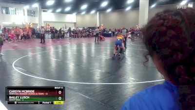 115 lbs Round 2 (8 Team) - Carsyn Mcbride, Nebraska Wonder Women (A Team) vs Bailey Lusch, Queen Bees