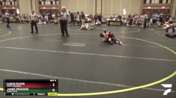 56 lbs 5th Place Match - Lukas Floyd, SoCal Hammers vs James Peacock, Shore Elite