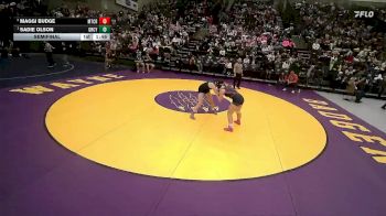 4A 155 lbs Semifinal - Sadie Olson, Green Canyon vs Maggi Budge, Mountain Crest
