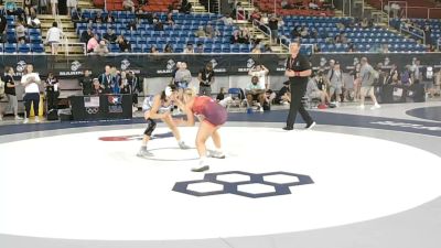 130 lbs Champ. Rd Of 128 - Myah Coleman, Pennsylvania vs Isabelle Singer, Illinois